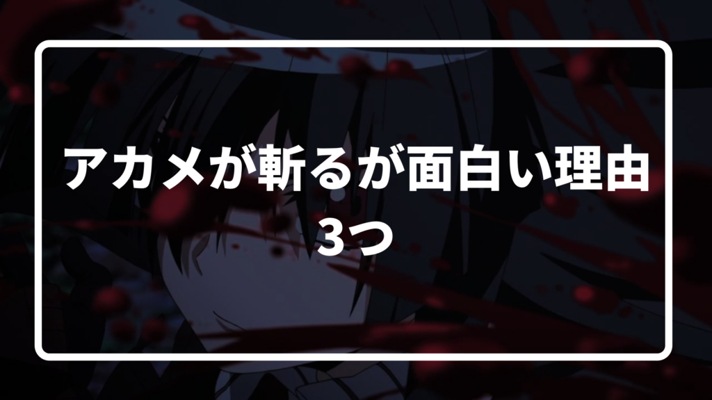 アカメが斬るの面白い理由3つ アニメ 漫画全部見た感想 ネタバレなし